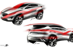 2011, Mazda, Minagi, Concept, Suv, Art, Drawing, Sketch