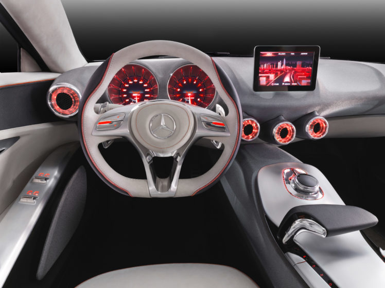 2011, Mercedes benz, Concept, A class, Interior, Dash, Steering HD Wallpaper Desktop Background