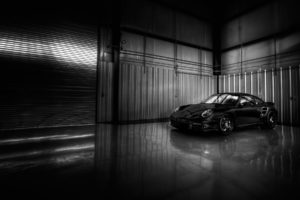 black, Porsche, Cars, Garages