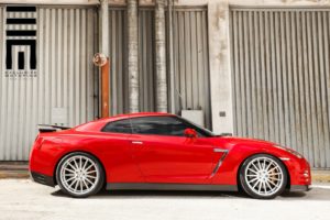 nissan, Gtr, Cars, Coupe, Red, Vossen, Wheels, Modified