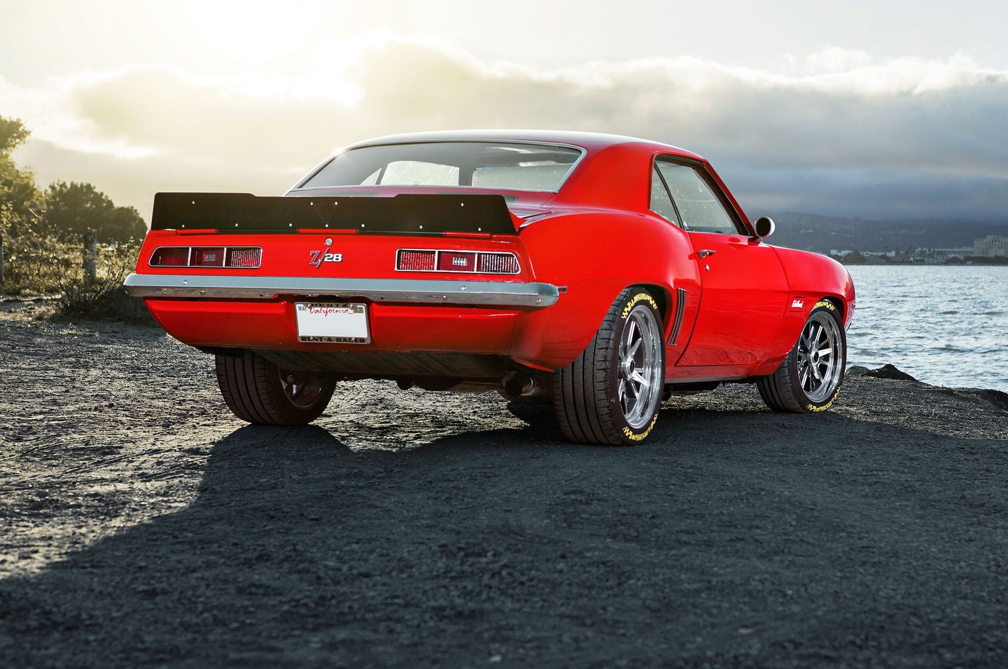 pro, Touring, 1969, Chevrolet, Chevy, Camaro, Cars, Coupe, Red Wallpaper