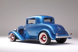 1932, Ford, Coupe, Cars, Custom, Hot, Rod, Blue