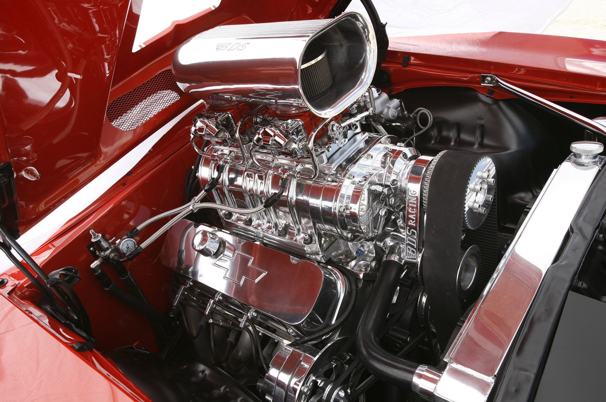 1969, Chevrolet, Chevy, Camaro, Z28, Pro, Street, Coupe, Cars, Red Wallpaper