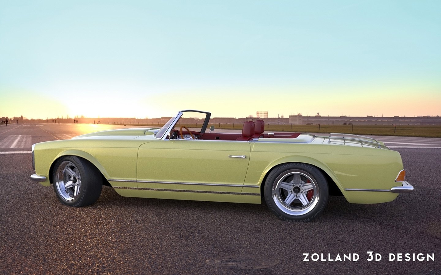 2015, Zolland, Design, Mercedes, 230sl, Roadster Wallpaper
