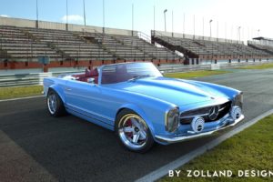 2015, Zolland, Design, Mercedes, 230sl, Roadster