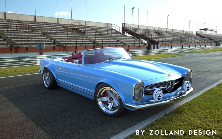 2015, Zolland, Design, Mercedes, 230sl, Roadster HD Wallpaper Desktop Background