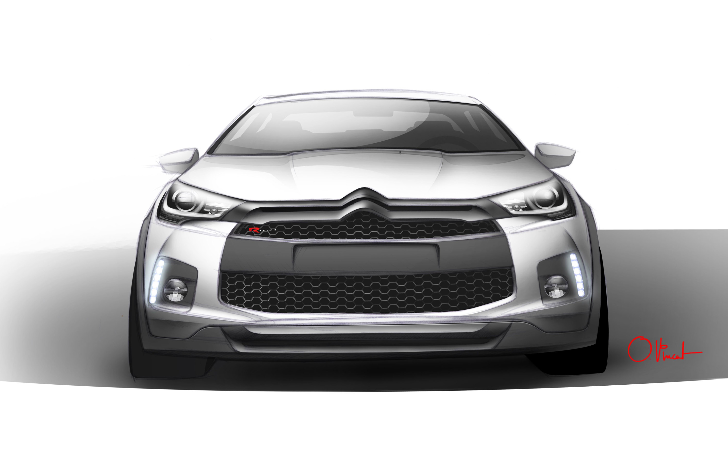 2012, Citroen, Ds4, Racing, Concept Wallpaper