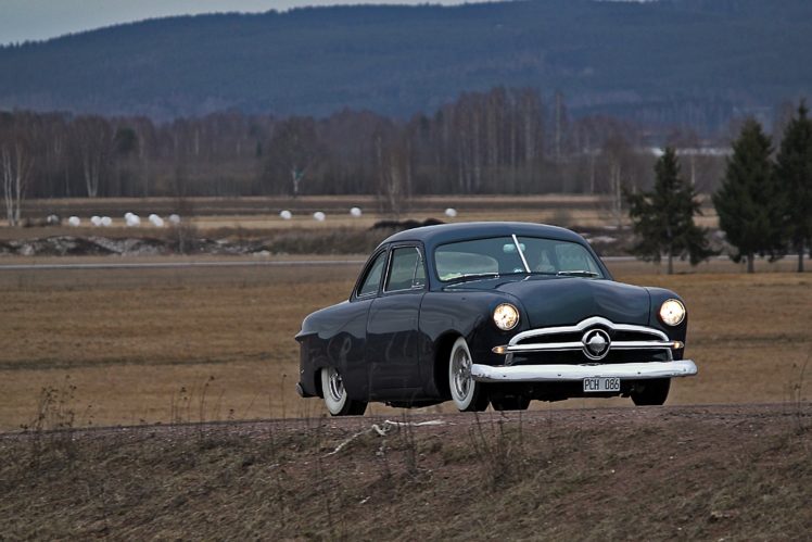 1949, Ford, Coupe, Custom, Kustom, Usa, Hotrod, Hot, Rod,  01 HD Wallpaper Desktop Background