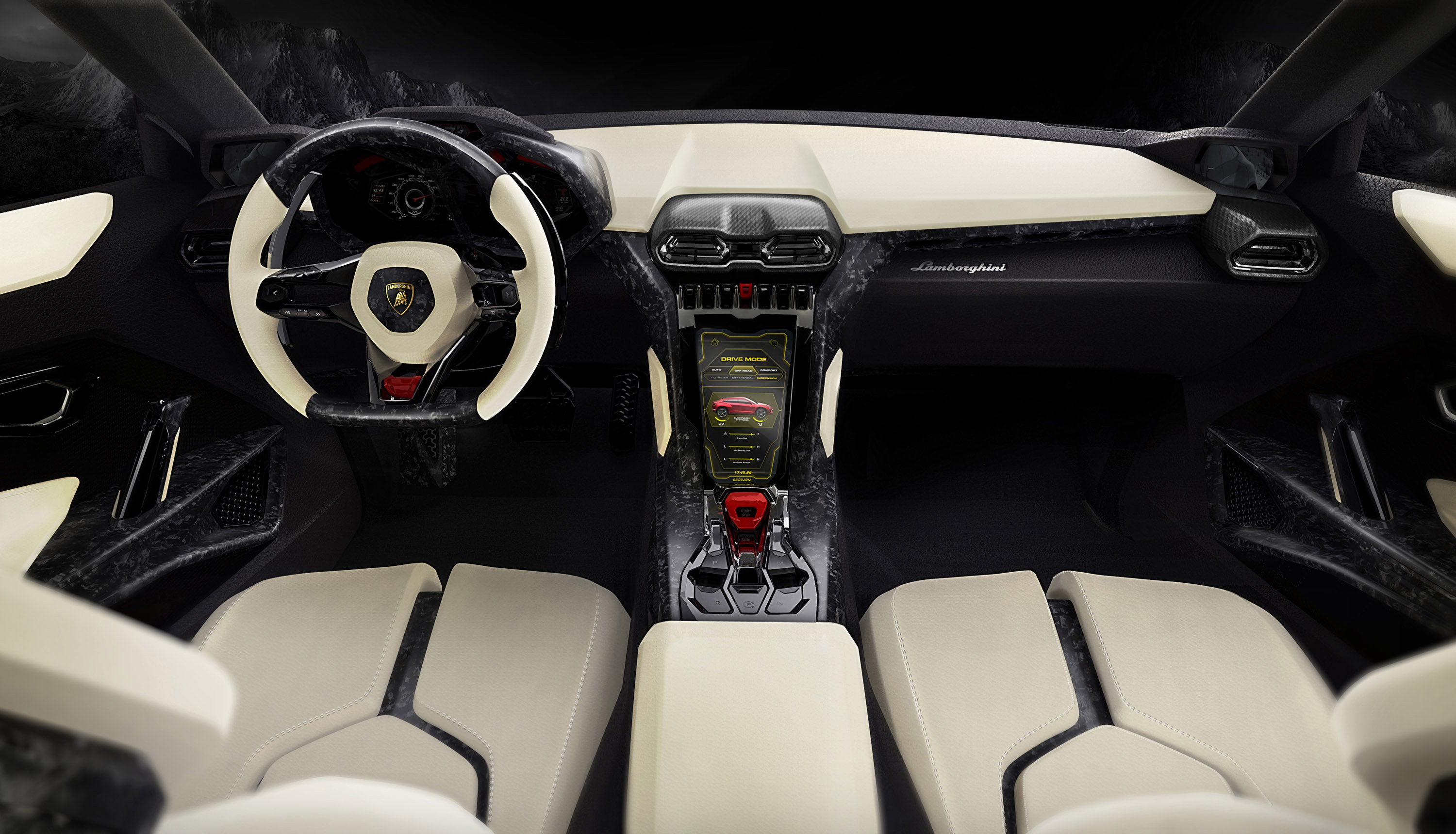 2012, Lamborghini, Urus, Concept, Suv, Supercar, Supercars, Interior Wallpaper