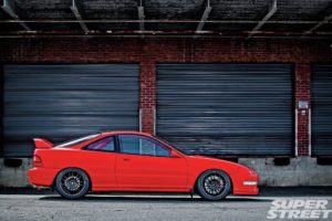 acura, Integra, Cars, Coupe, Red, Modified