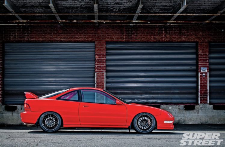 acura, Integra, Cars, Coupe, Red, Modified HD Wallpaper Desktop Background