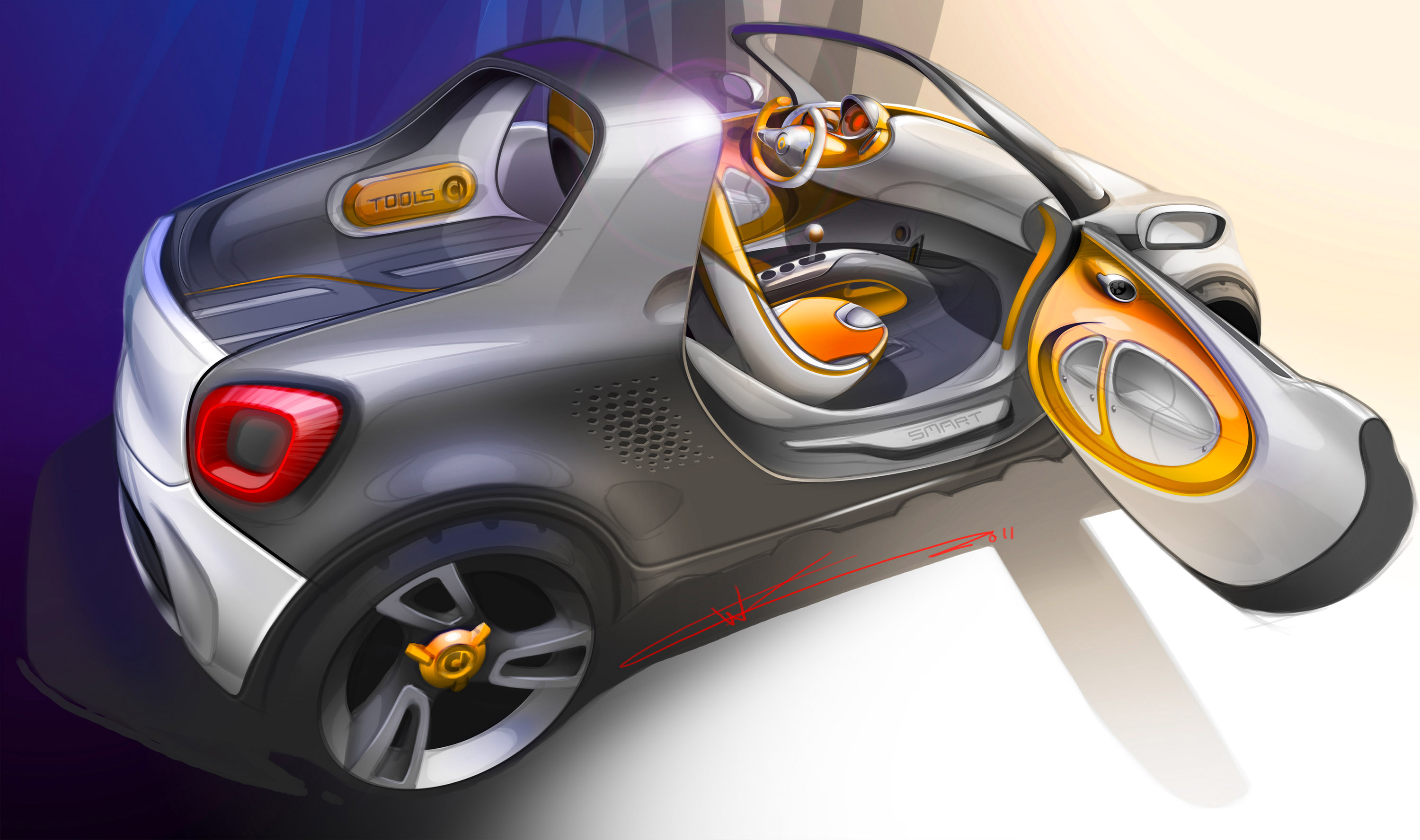2012, Smart, For us, Concept Wallpaper