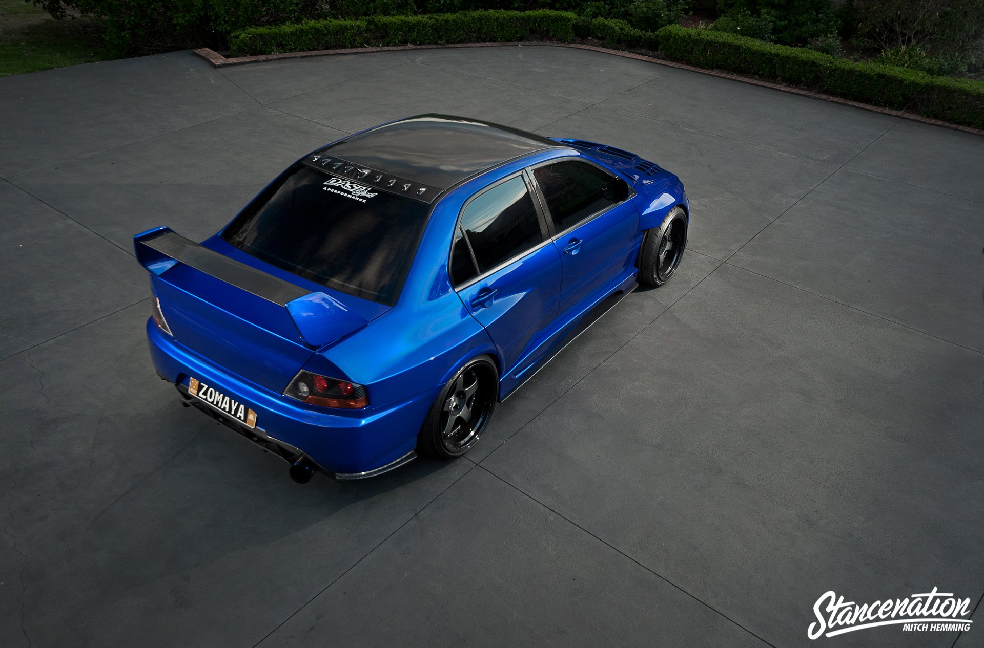 mitsubishi, Lancer, Evo ix, Blue, Cars, Sedan, Modified Wallpaper