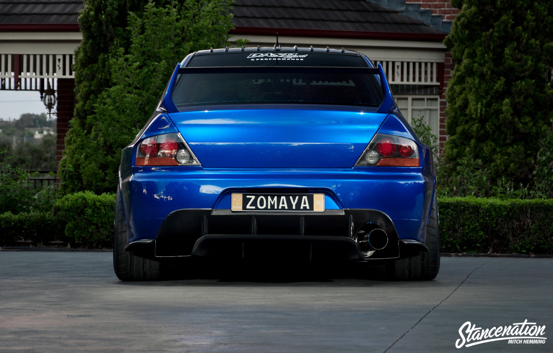 mitsubishi, Lancer, Evo ix, Blue, Cars, Sedan, Modified Wallpaper