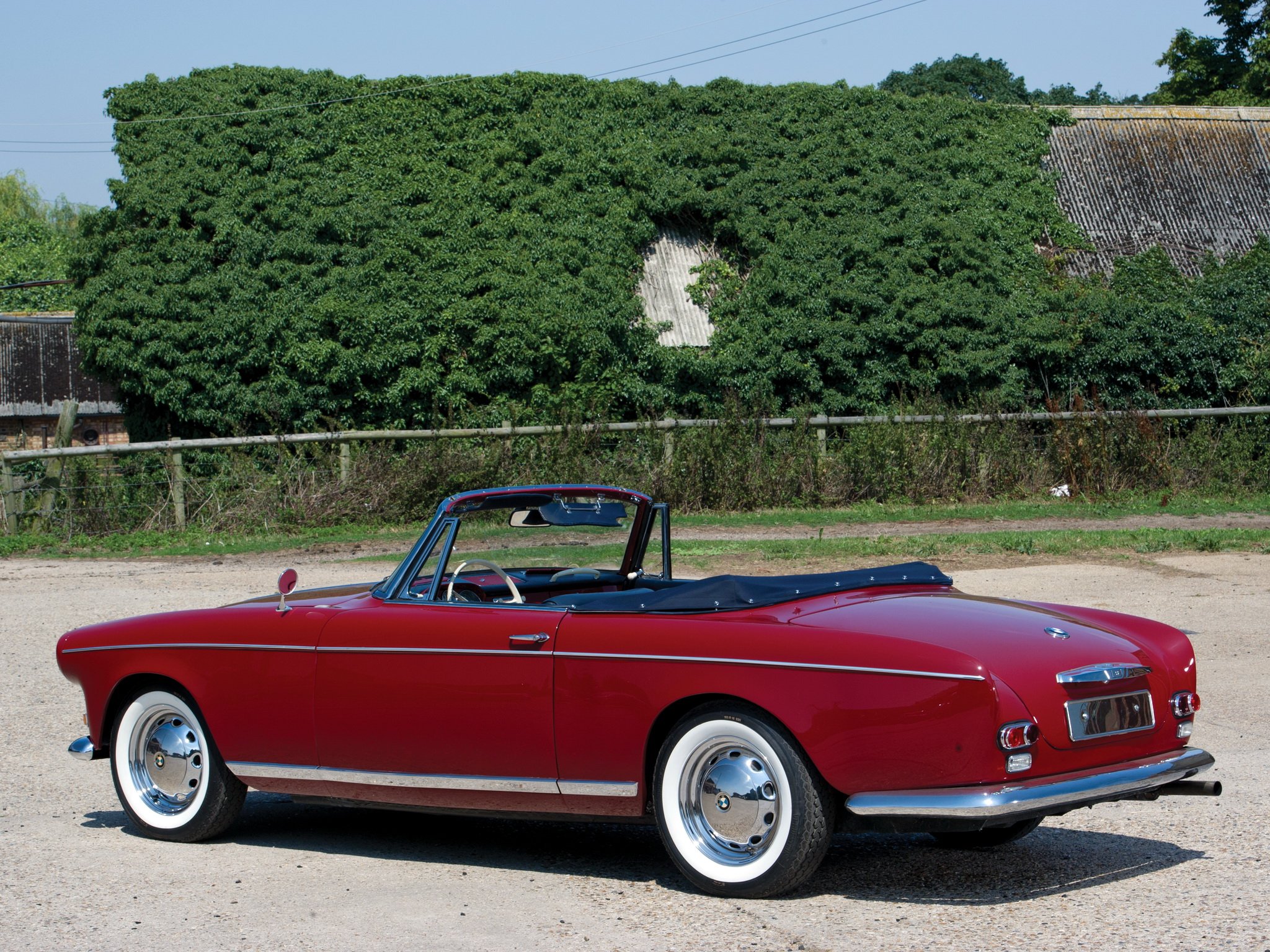 bmw, 503, Cabriolet, Series, Ii, 1958, Cars, Red, Classic Wallpaper