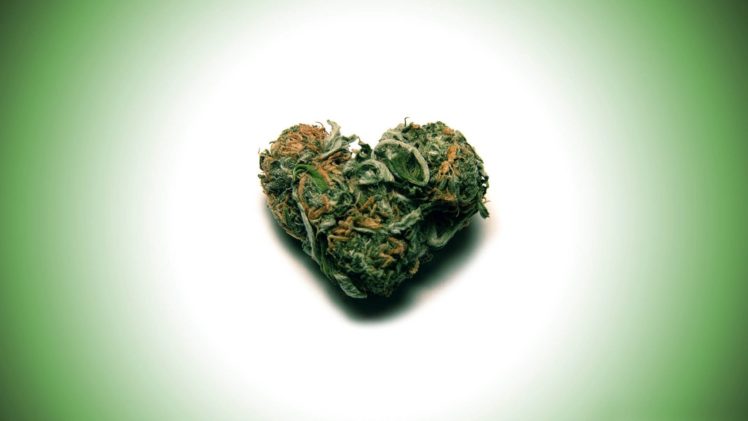 marijuana, Weed, 420, Drugs, Heart HD Wallpaper Desktop Background
