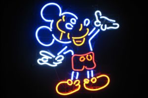 neon, Sign, Architecture, Quote, Typography, Text, Mickey, Mouse, Disney