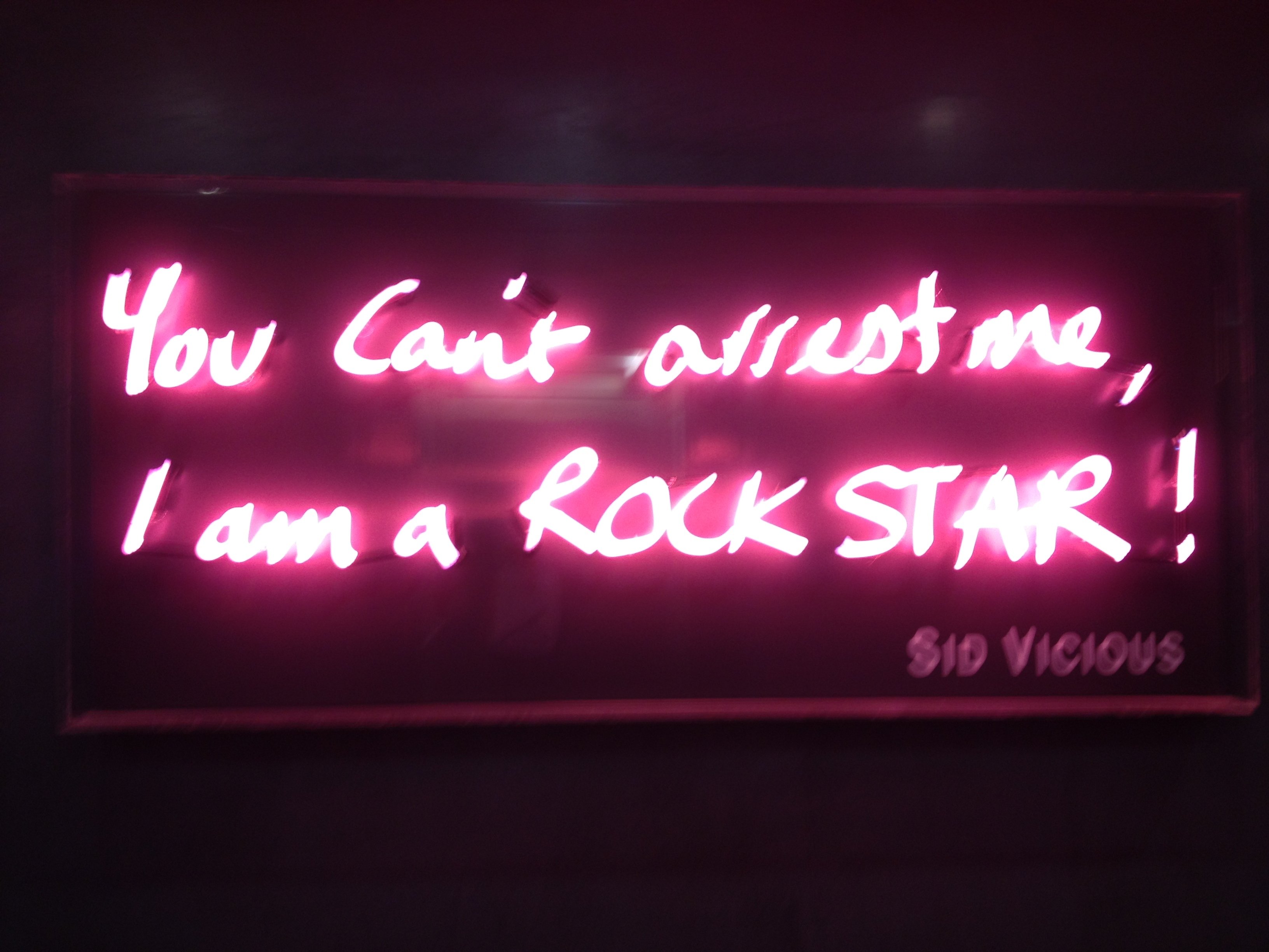 neon, Sign, Architecture, Quote, Typography, Text, Sid, Vicious, Punk, Rock, Roll, Hard Wallpaper