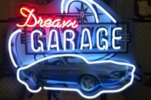 neon, Sign, Architecture, Quote, Typography, Text, Muscle, Ford, Mustang