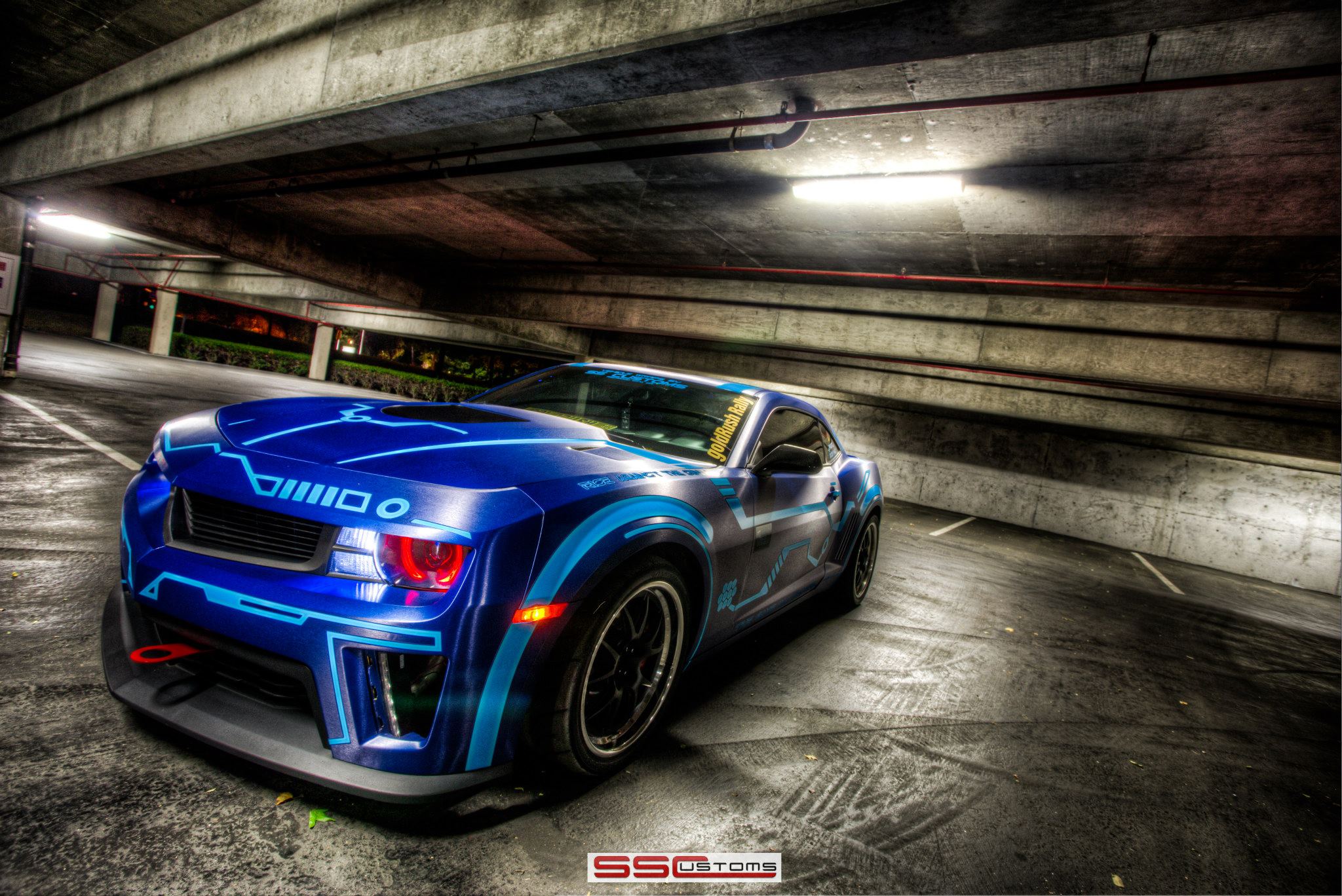 2013, Ss customs, Chevrolet, Camaro, Tuning, Muscle, Tron, Movies, Sci fi, Science, Sci Wallpaper