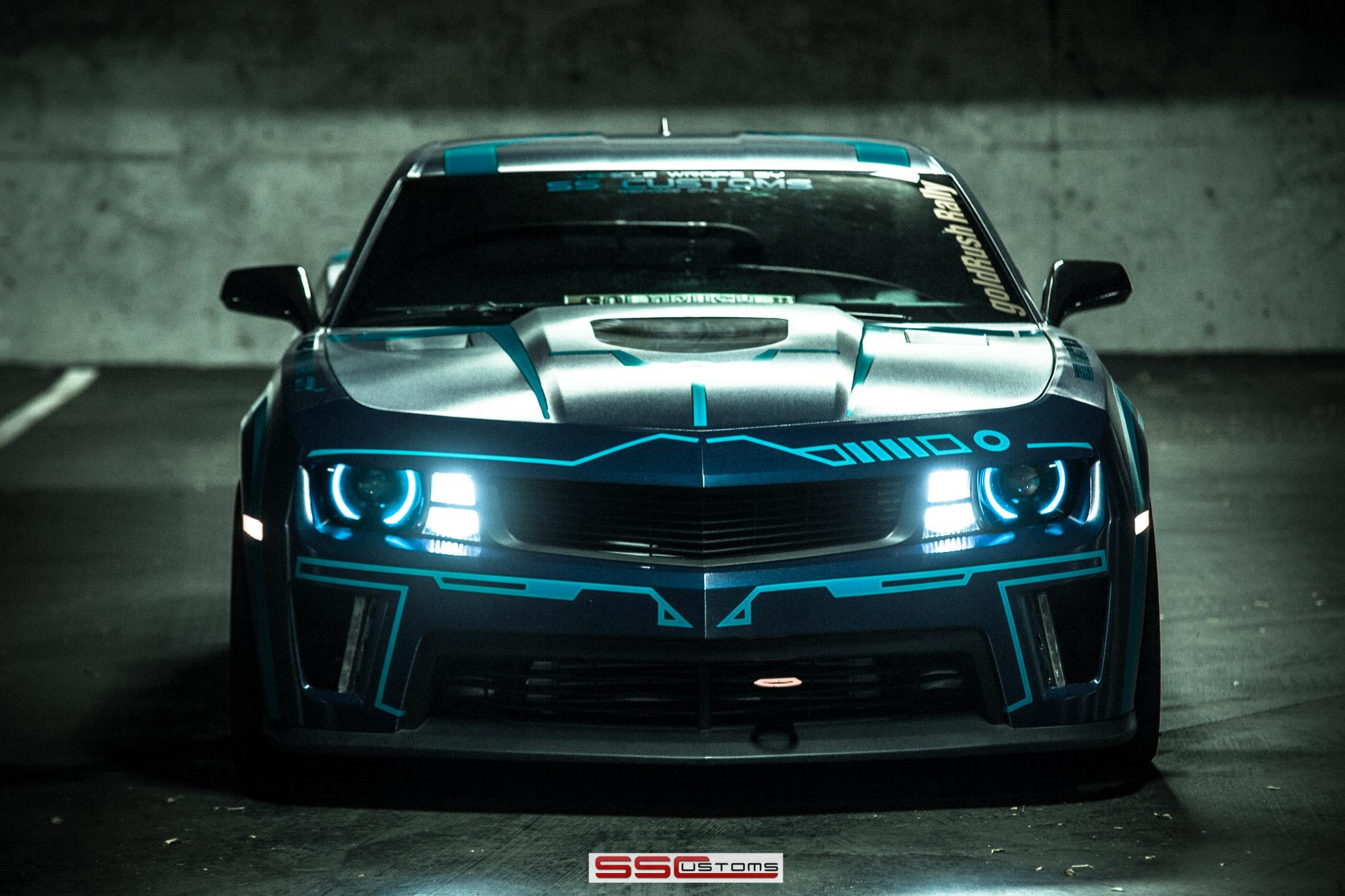 2013, Ss customs, Chevrolet, Camaro, Tuning, Muscle, Tron, Movies, Sci fi, Science, Sci Wallpaper