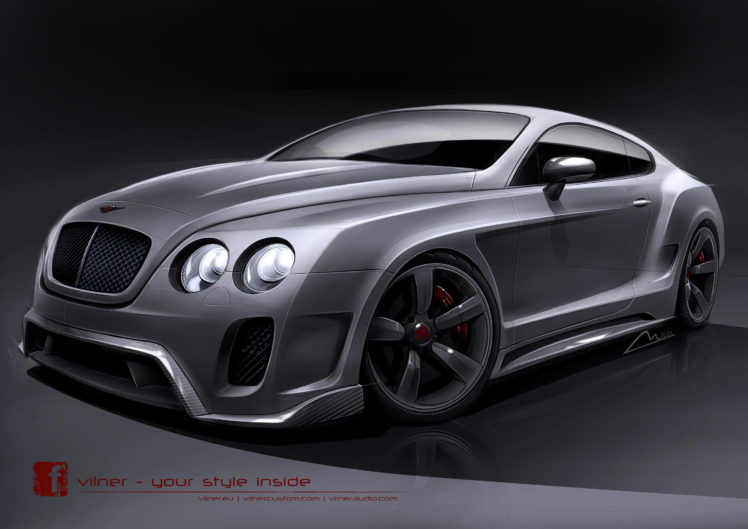 2013, Vilner, Bentley, Continental, Gt, Design, Project, Tuning HD Wallpaper Desktop Background