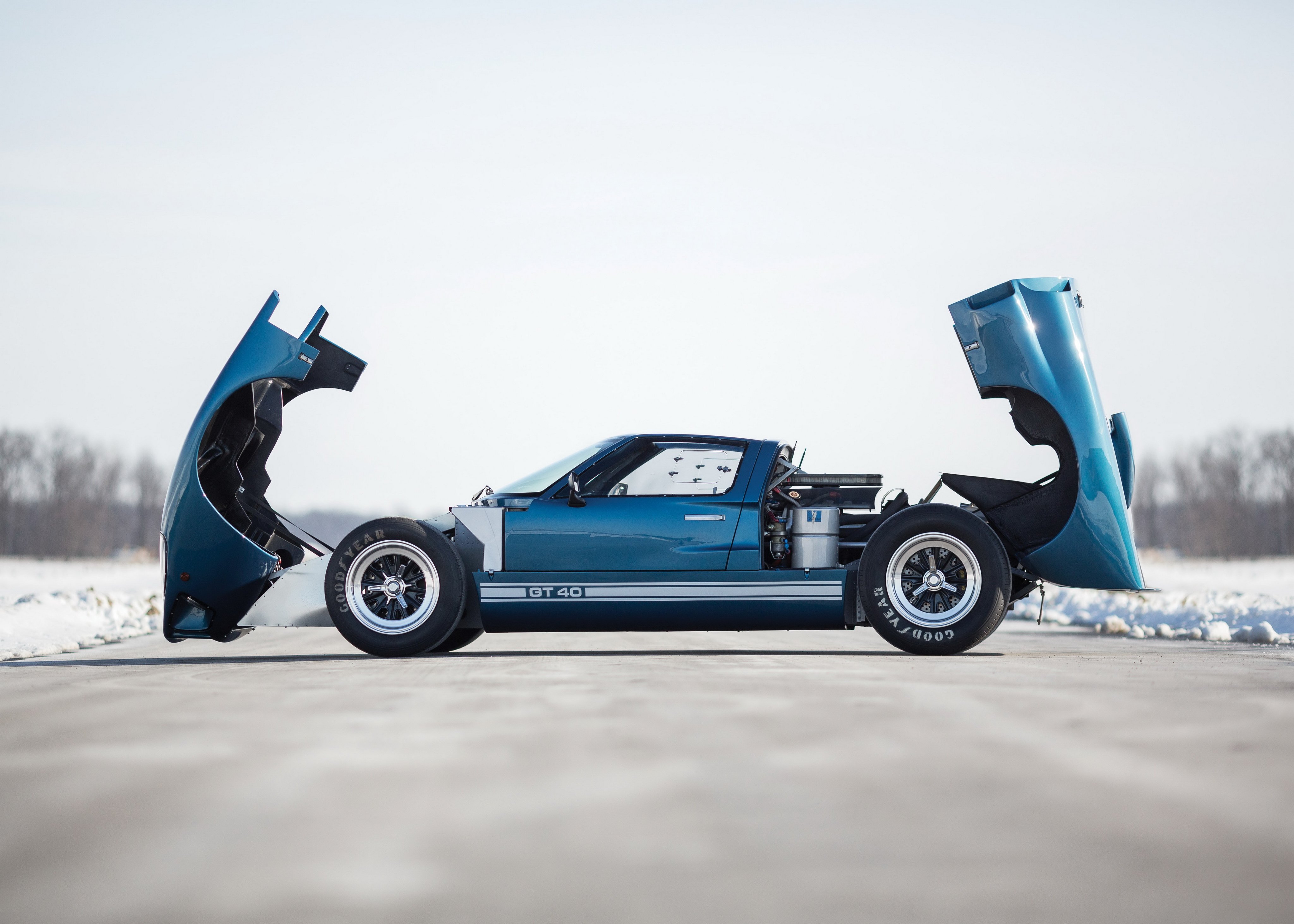 1992, Ford, Gt40, Lightweight, Spyder, Safir, Supercar, Race, Racing Wallpaper