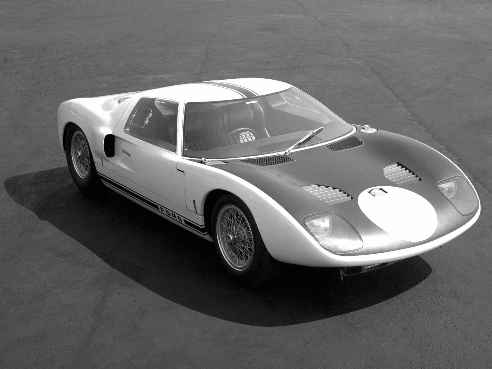 1964, Ford, Gt40, Concept, Gt101, Supercar, Race, Racing, Classic Wallpaper