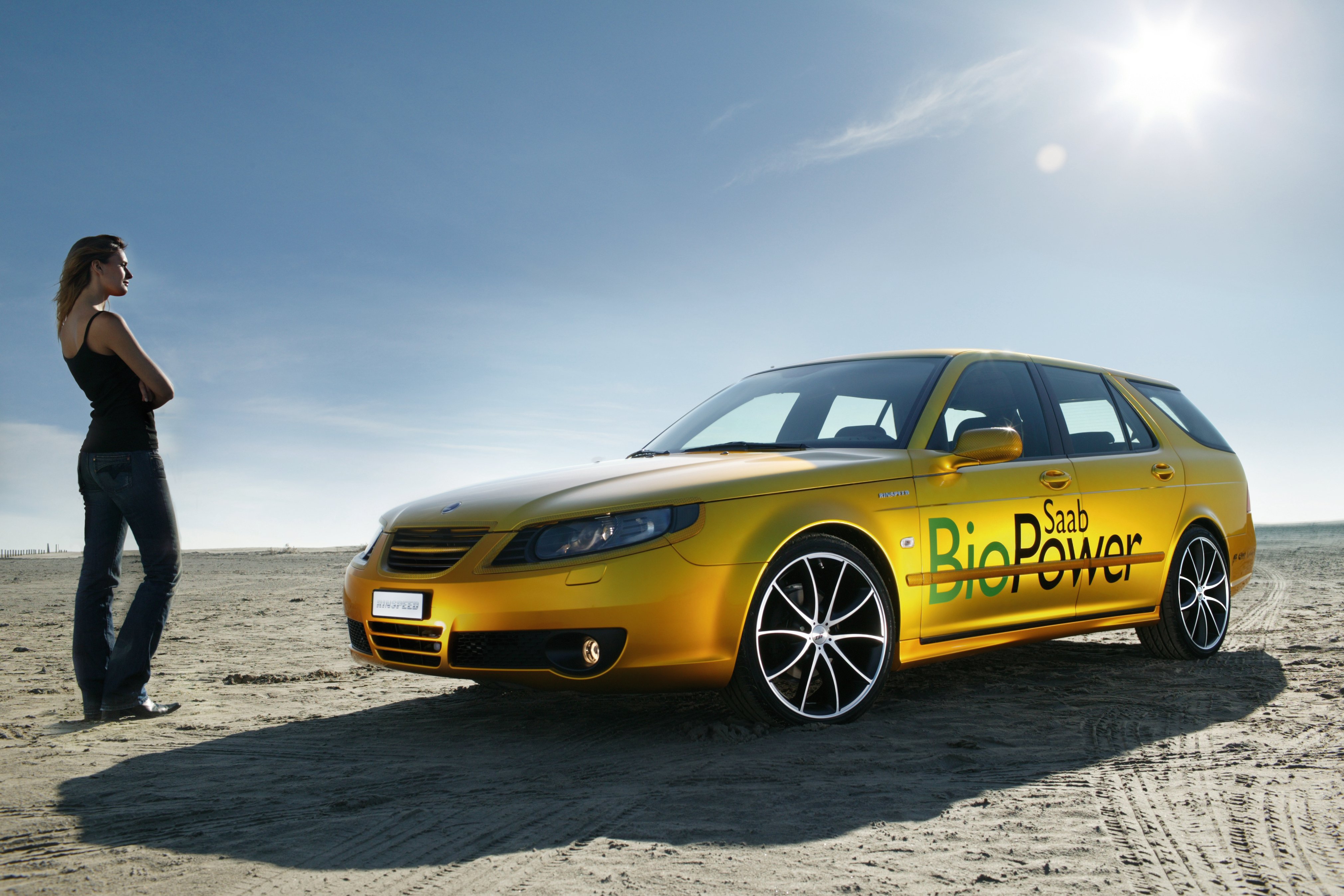 2007, Rinspeed, Saab, 9 5, Biopower, Concept, Stationwagon Wallpaper