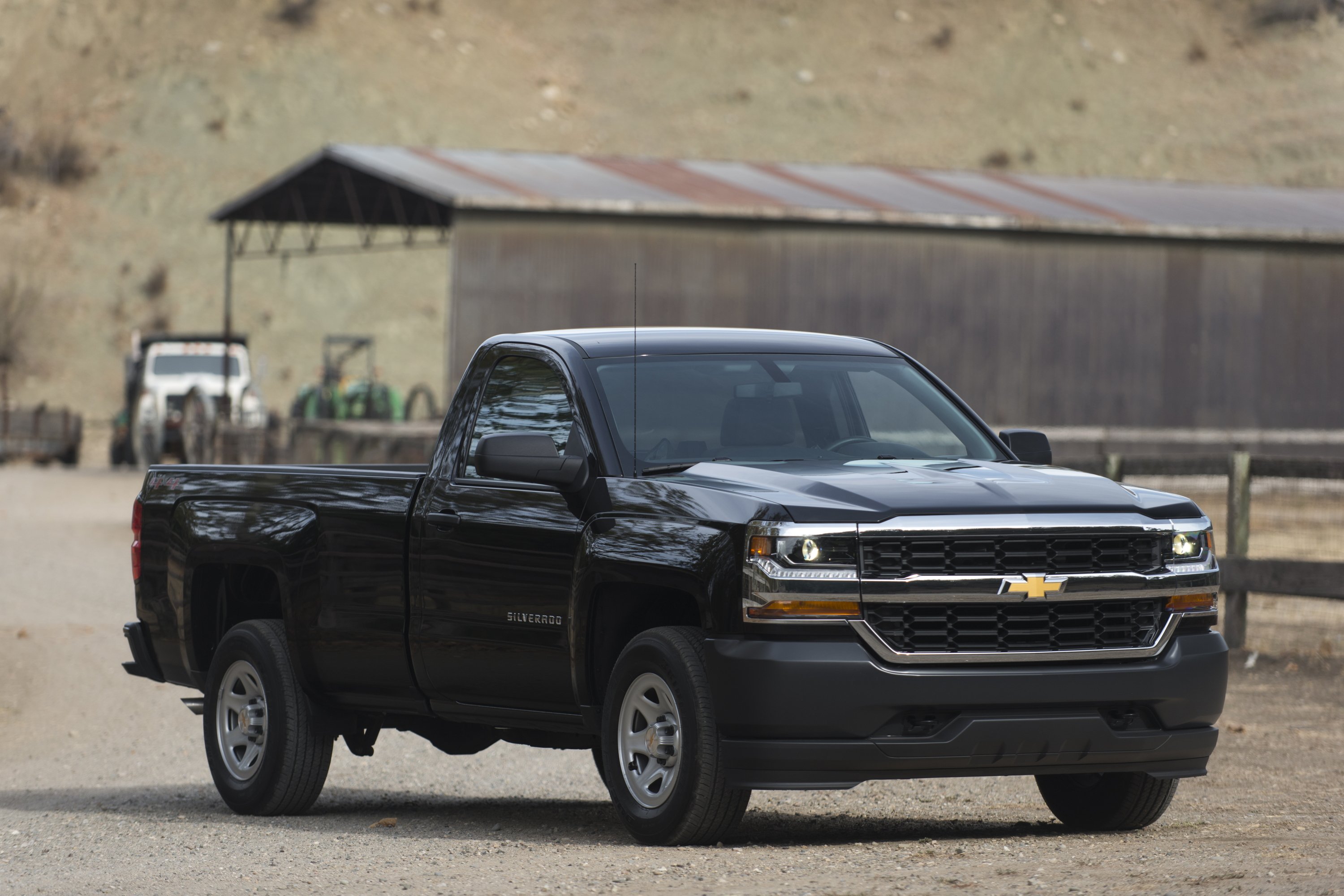 2016, Chevrolet, Silverado, Wt, Regular, Cab, Pickup Wallpaper