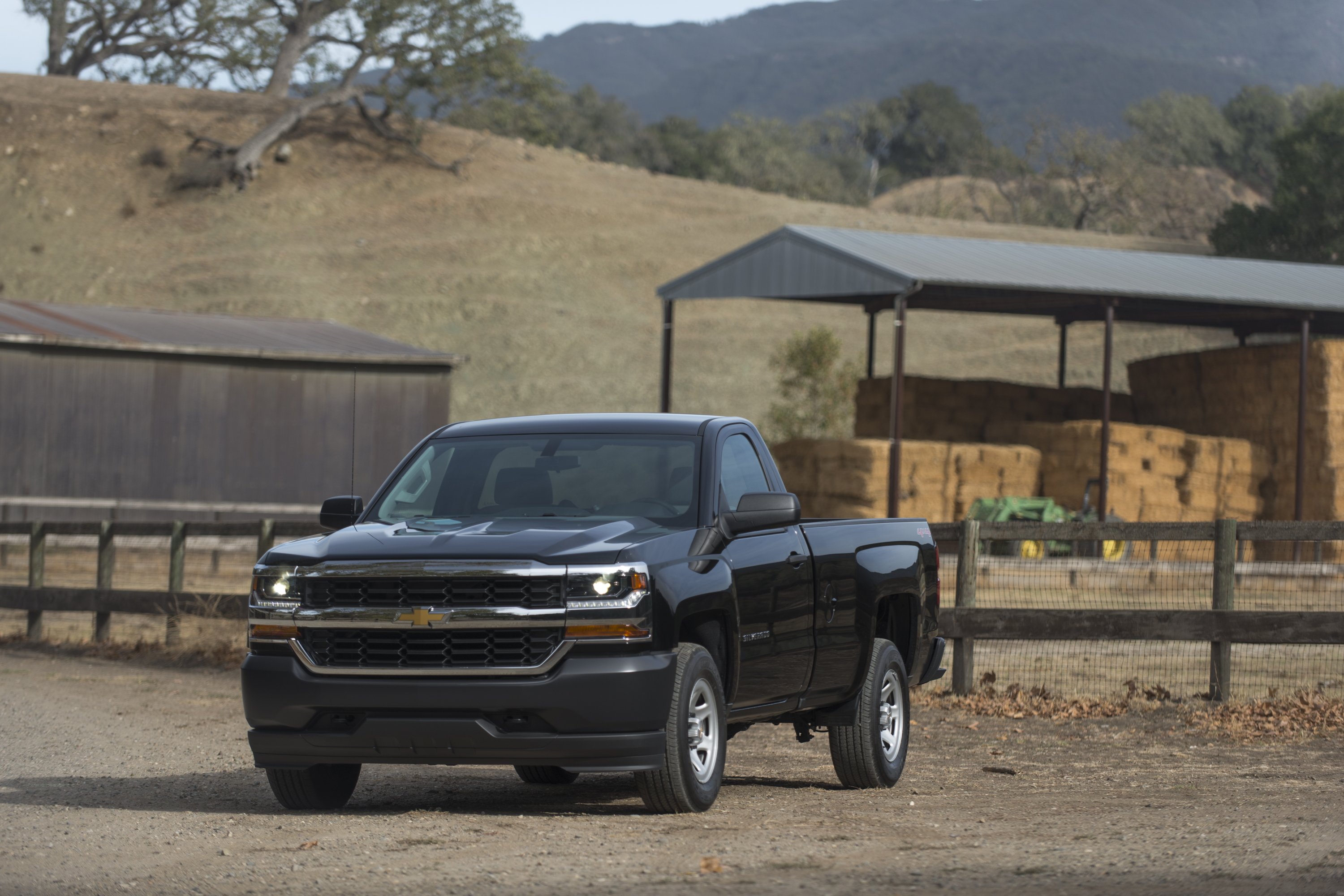 2016, Chevrolet, Silverado, Wt, Regular, Cab, Pickup Wallpaper
