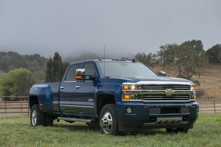 2016, Chevrolet, Silverado, 3500, Hd, High, Country, Crew, Cab, Pickup HD Wallpaper Desktop Background