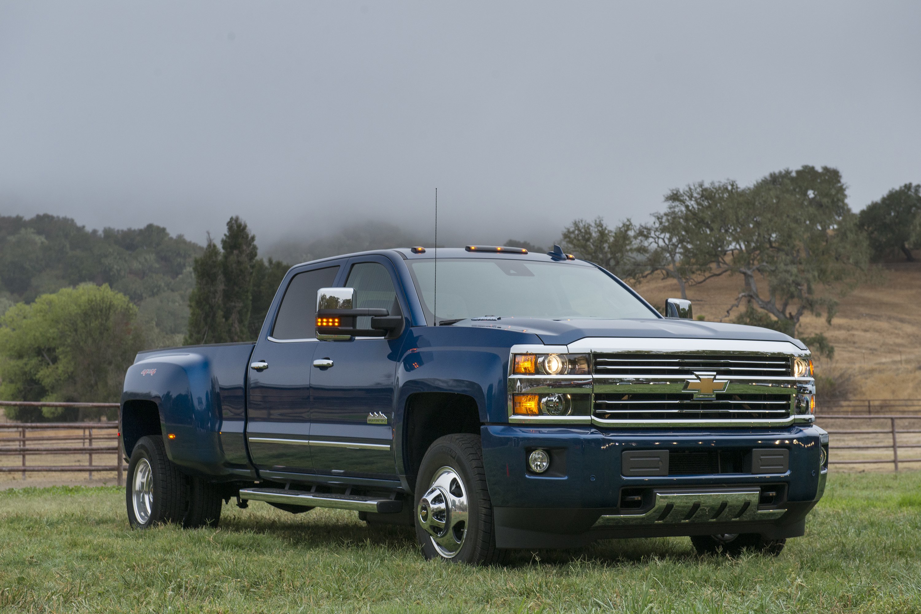 2016, Chevrolet, Silverado, 3500, Hd, High, Country, Crew, Cab, Pickup Wallpaper