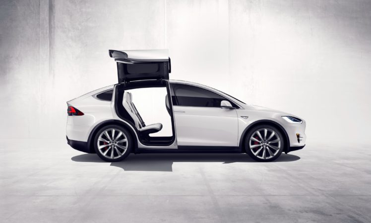 2015, Tesla, Model x, P90d HD Wallpaper Desktop Background