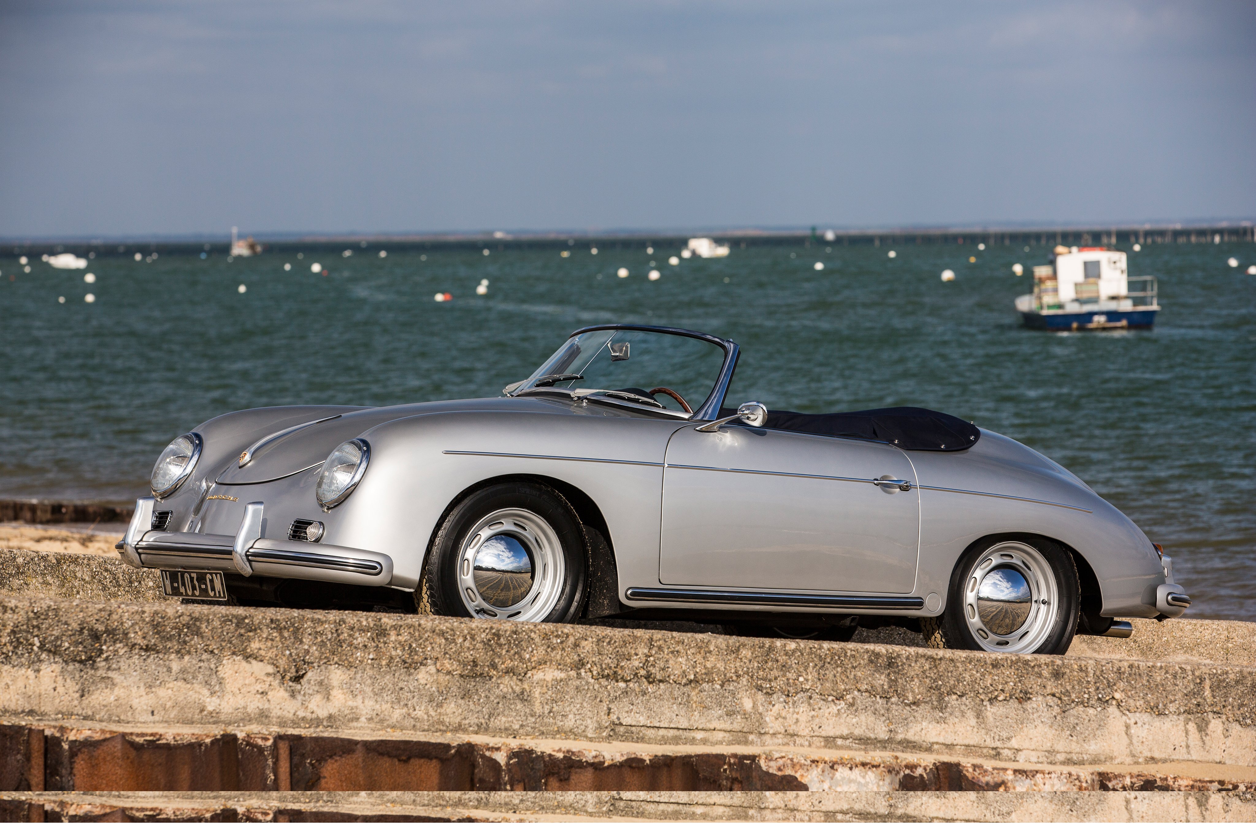 1959, Porsche, 356a, 1600, Super, Convertible, D, Reutter, T 2, Retro Wallpaper