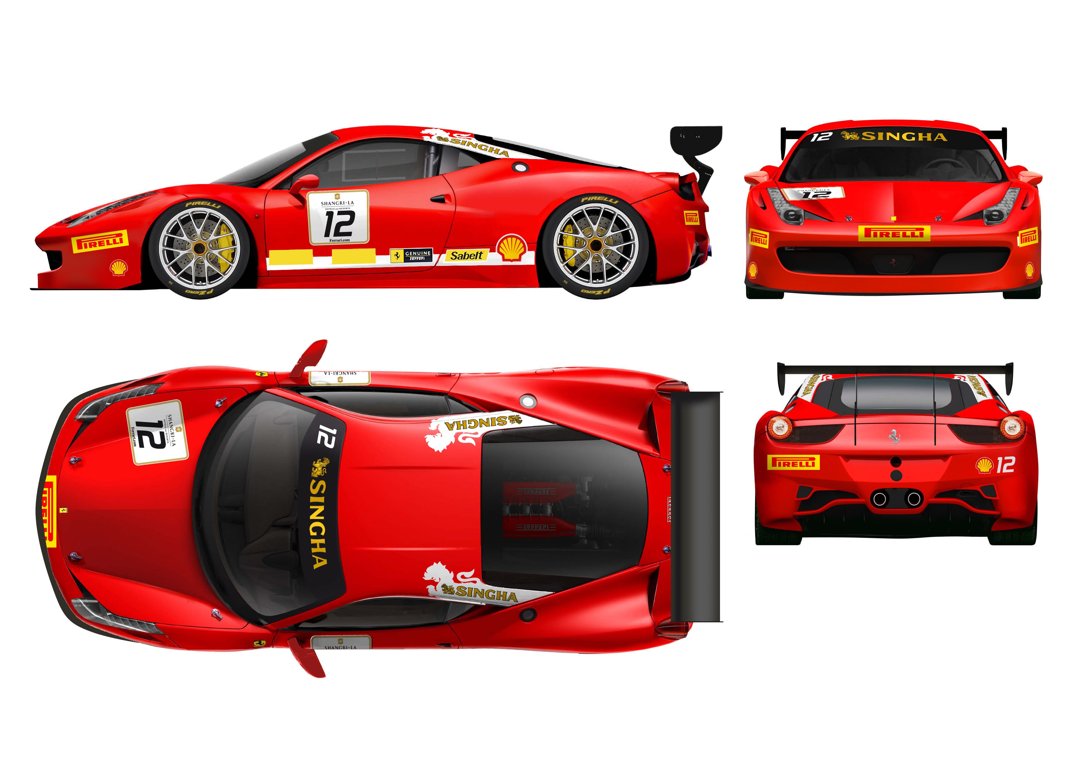 ferrari, 458, Challenge, Evoluzione, Supercar, Race, Racing Wallpaper