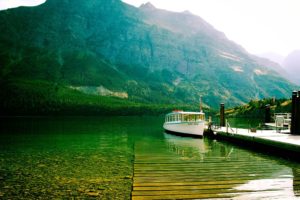 water, Blue, Mountains, Nature, Dark, Ships, Lakes, Waterscape