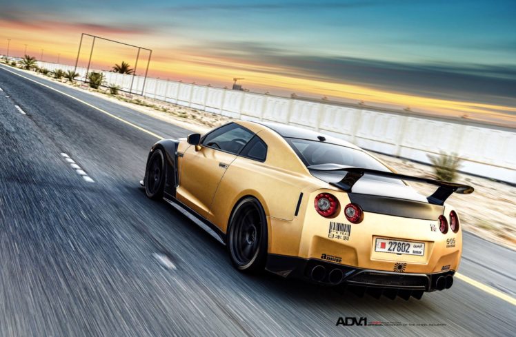 nissan, Gt r, Bodykit, Modified, Cars, Sedan, Red, Adv1, Wheels HD Wallpaper Desktop Background