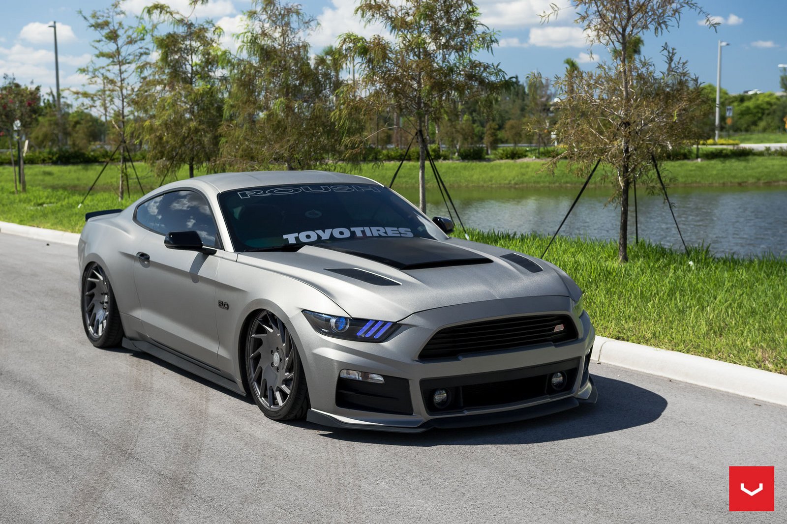 vossen, Wheels, 2015, Roush, Performance, Ford, Mustang, Coupe, Cars, Modified Wallpaper