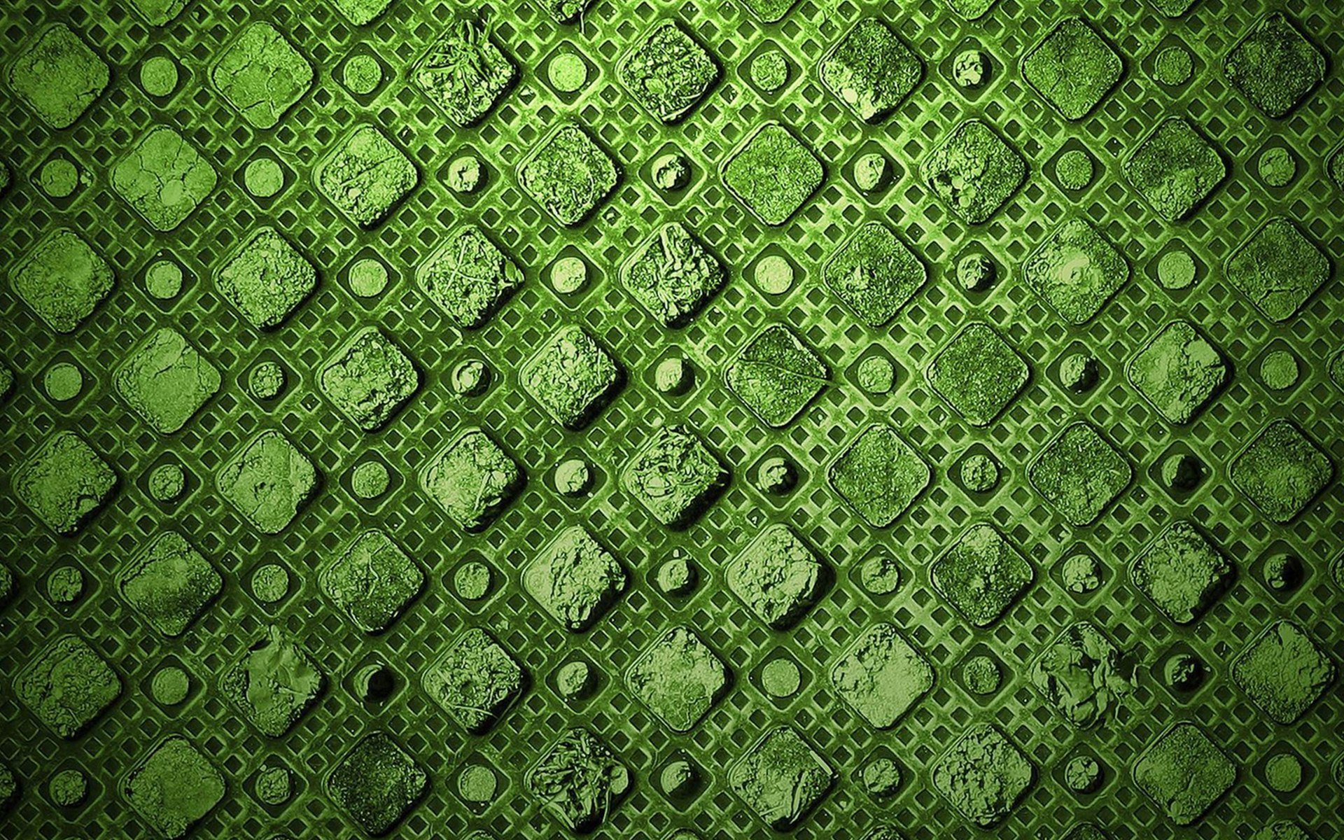 abstracto, Textura, Verde, Rombos Wallpaper
