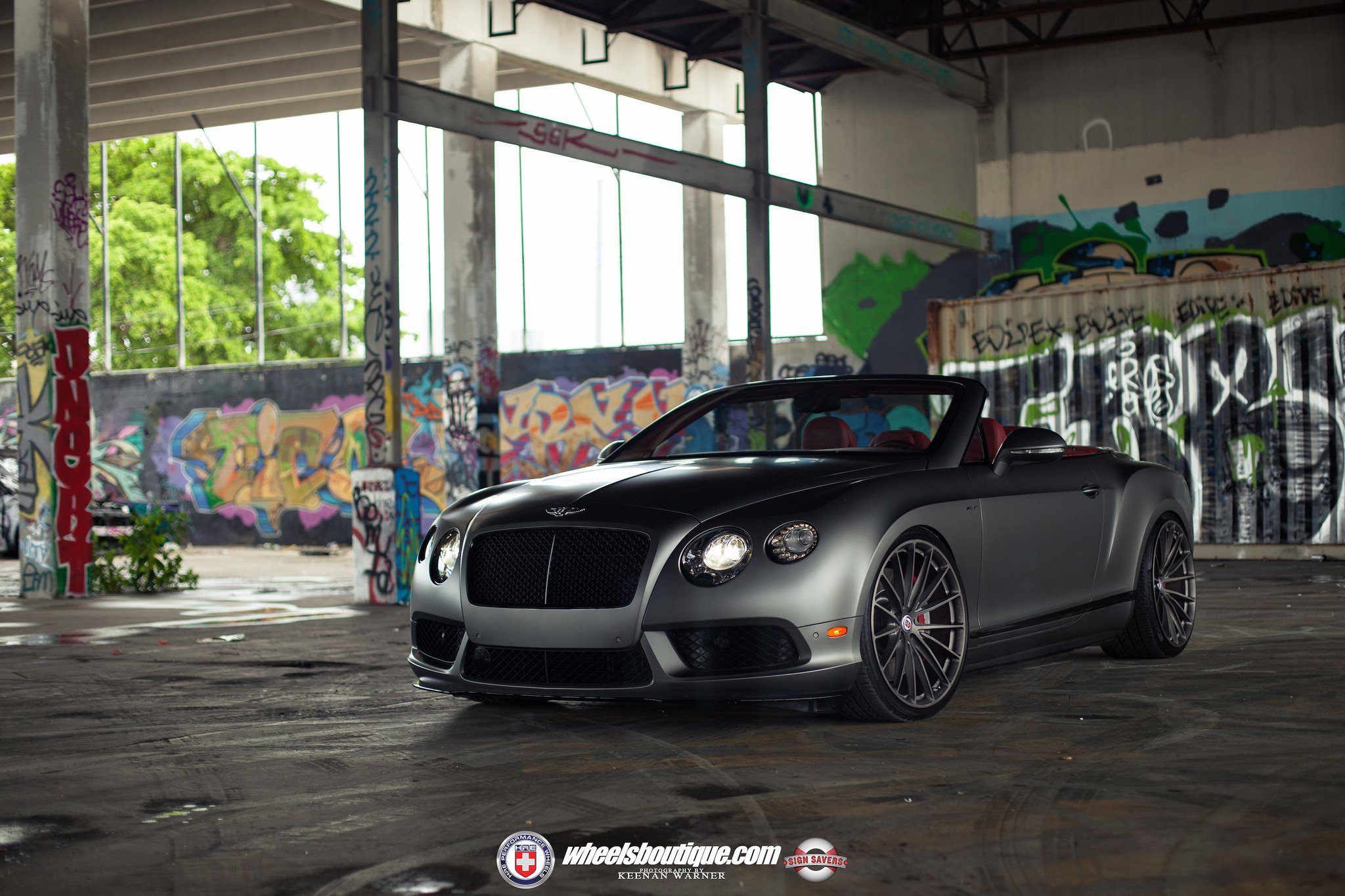 bentley, Continental gt, V8 s, Black, Matt, Convertible, Cars, Hre, Wheels Wallpaper