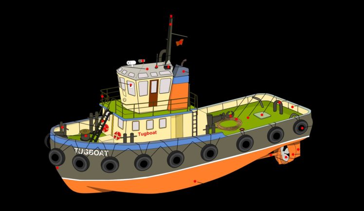 tugboat, Ship, Boat, Tug HD Wallpaper Desktop Background