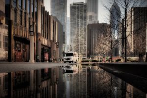 city, Water, People, Reflection, Street