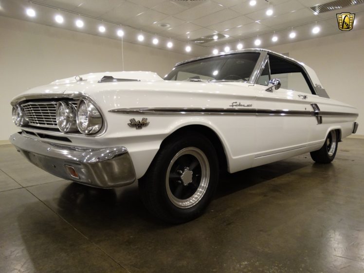 1964, Ford, Fairlane, Thunderbolt, White, Cars, Usa HD Wallpaper Desktop Background