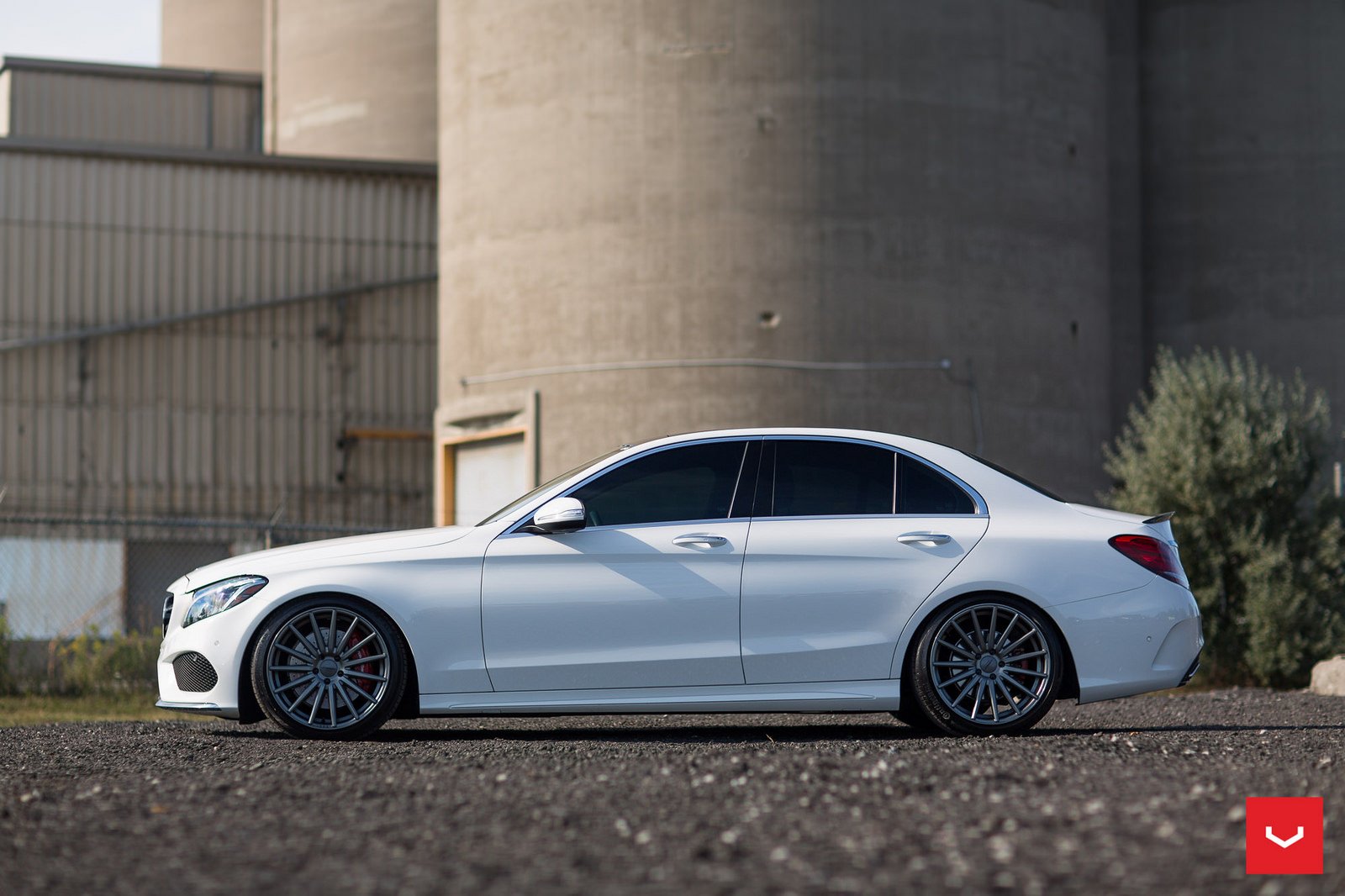 mercedes, C400, Vossen, Forged, Wheels, Cars, Sedan Wallpaper