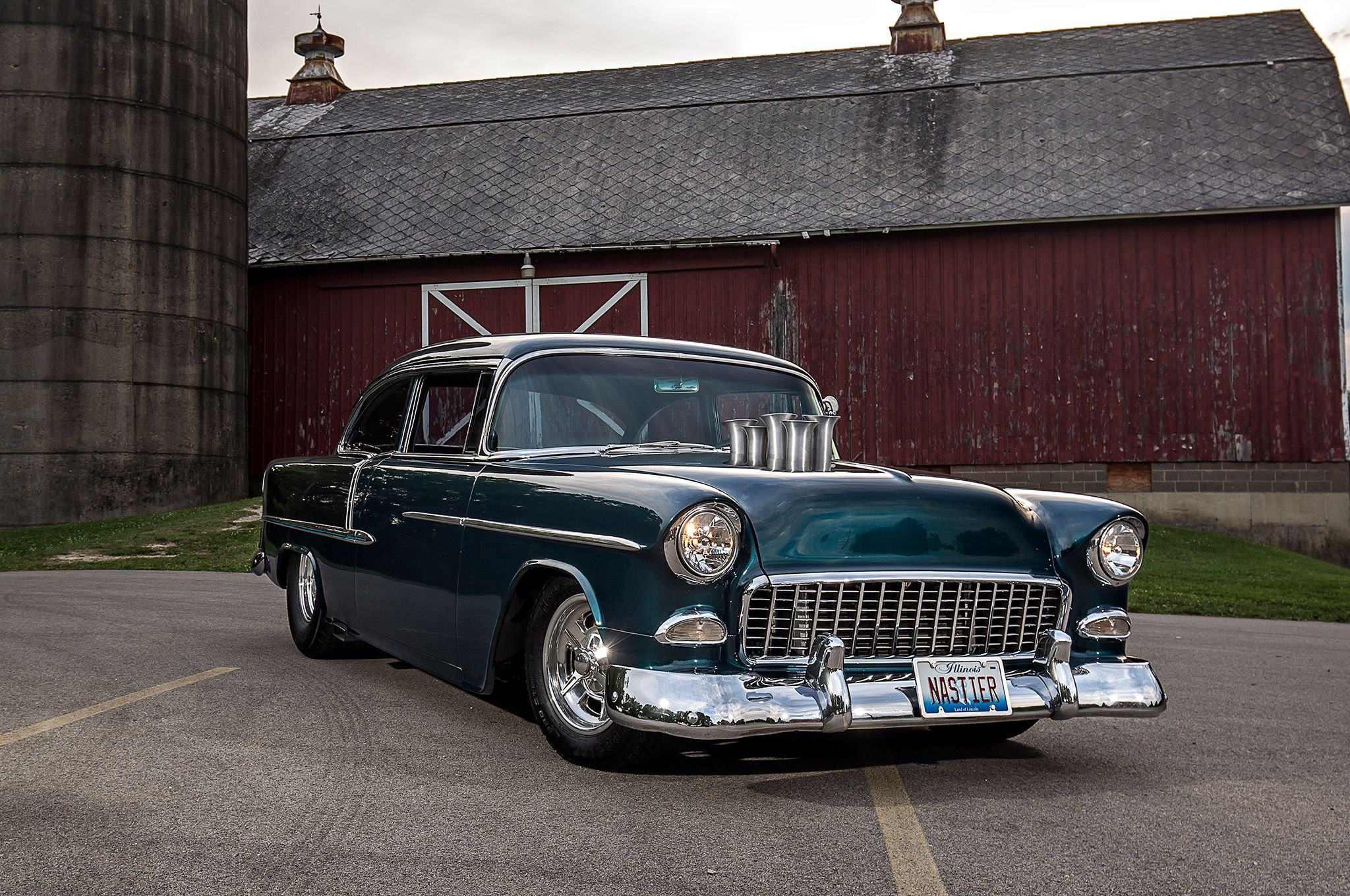 1955, Chevrolet, Chevy, Bel, Air, Belair, Coupe, Pro, Street, Super, Drag, Usa,  02 Wallpaper