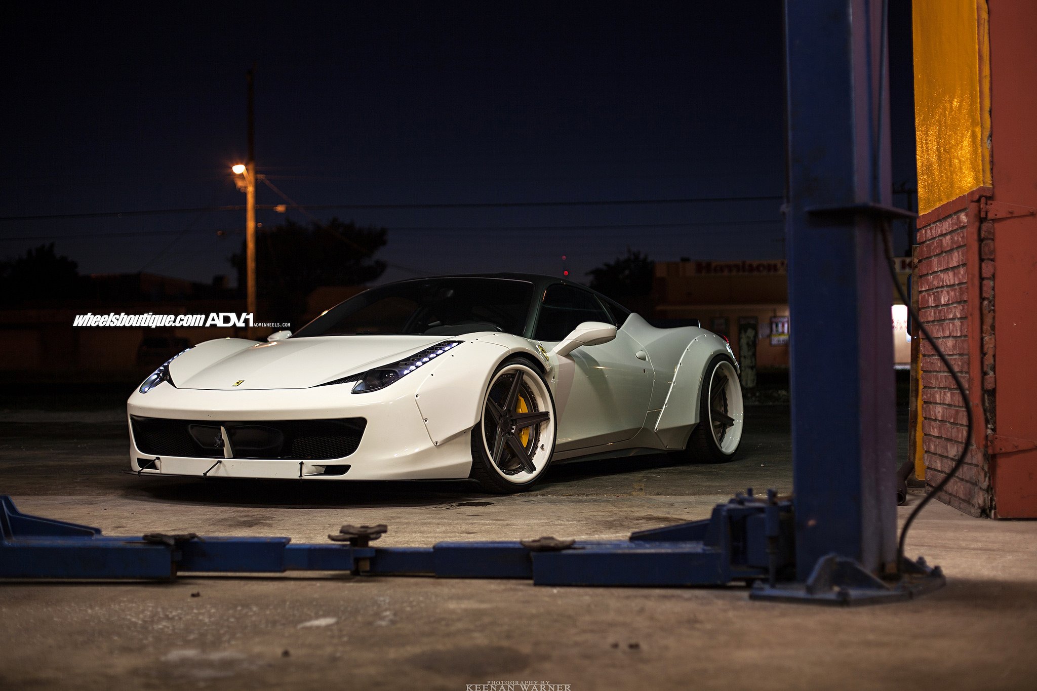 ferrari, 458, Liberty, Walk, Adv1, Forged, Wheels, Cars, White Wallpaper