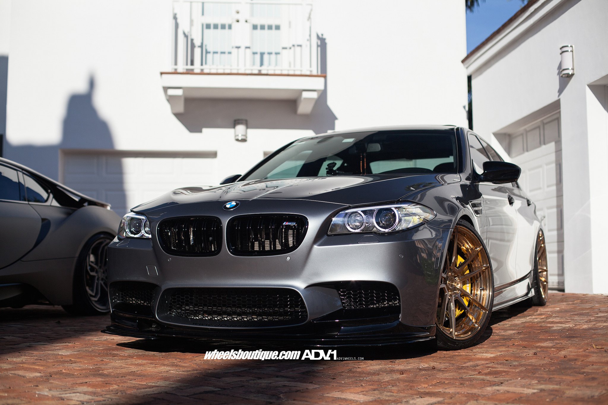 bmw i8, Bmw m5, F10, Adv1, Forged, Wheels, Cars, White Wallpaper