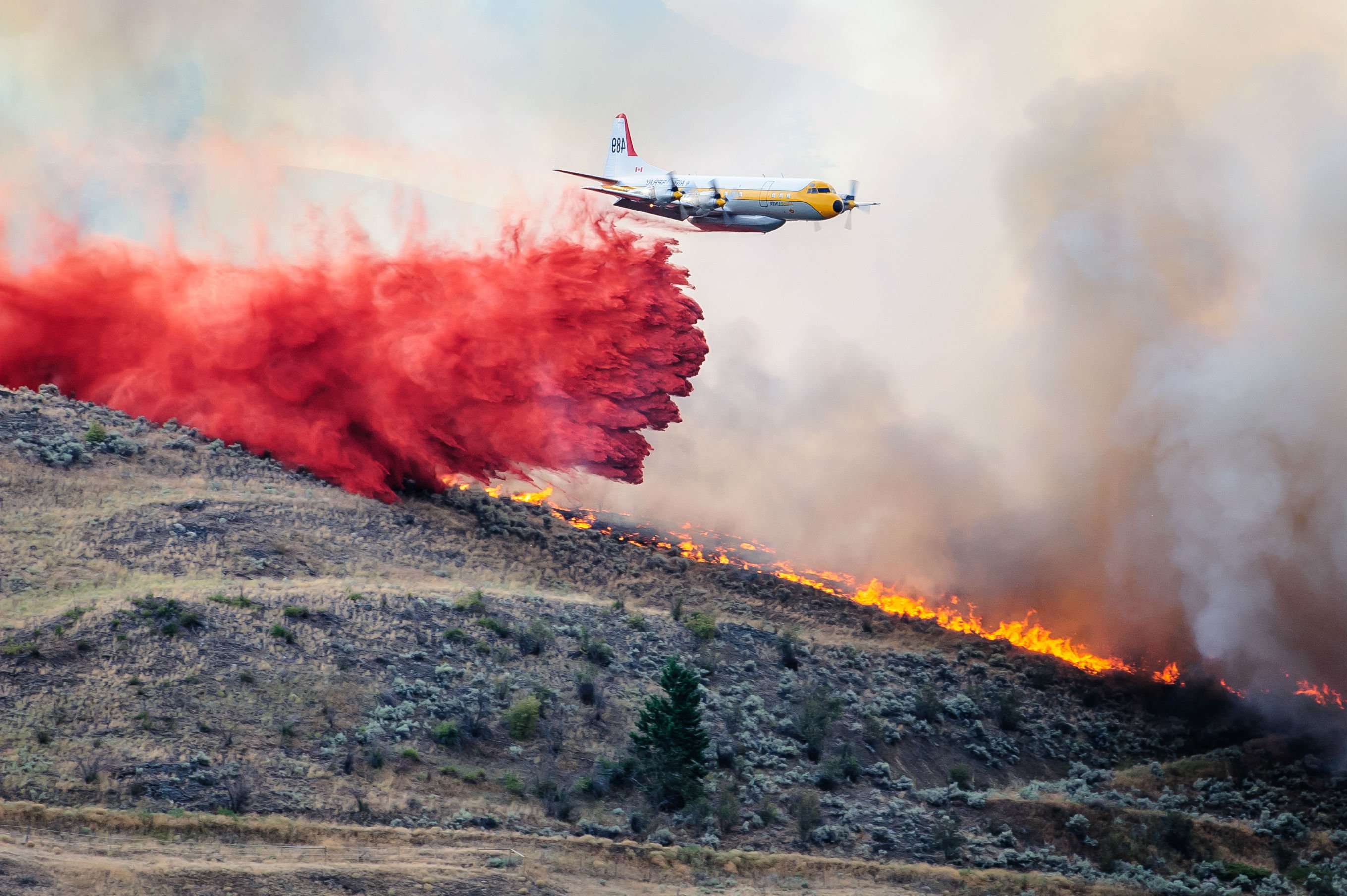 air, Tanker, Aircraft, Airplane, Jet, Airliner, Forest, Fire, Airtanker, Emergency Wallpaper