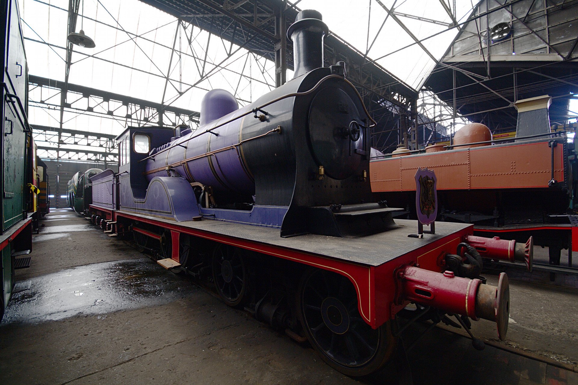 train, Railroad, Tracks, Locomotive, Engine, Tractor, Railway Wallpaper